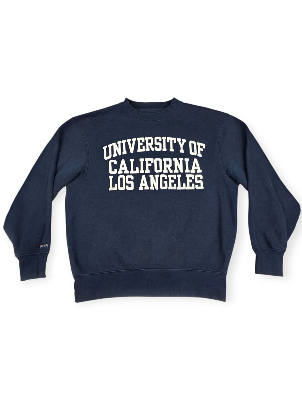 Vintage 90s Jansport UCLA Crewneck Sweater Unisex Size Medium Navy Blue
